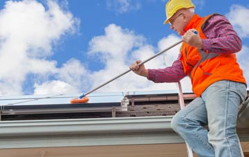 Doomsday Green soft wash roof cleaning